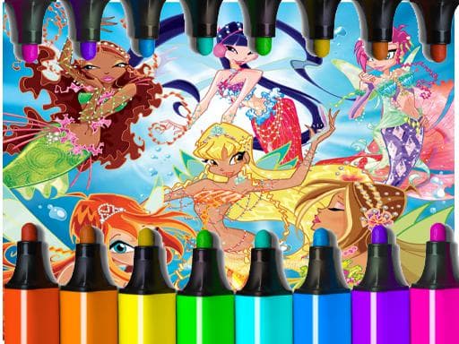 Winx Coloring Game