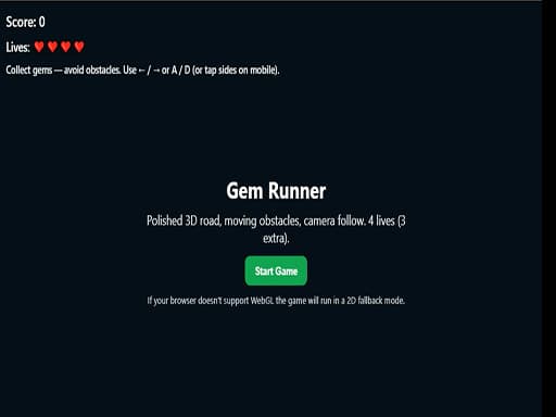 Gem Runner
