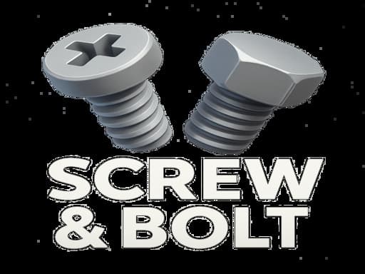 screw bolt 3d