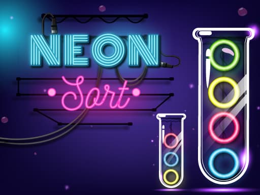 Neon Sort Puzzle - Color Sort Game